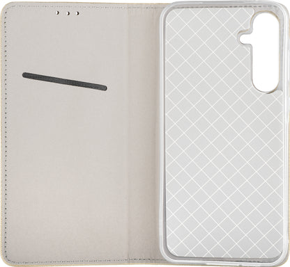 Deksel til Samsung Galaxy A16 5G A166 / A16 4G A165, OEM, Smart Magnet, Gullfarget