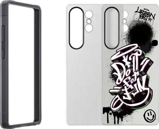 Deksel for Samsung Galaxy S25 Ultra S938, FlipSuit Rugged Case, Svart EF-JS938CBEGWW