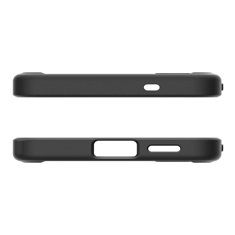 Deksel for Samsung Galaxy S25 S931, Spigen, Ultra Hybrid, Satinert svart ACS09007