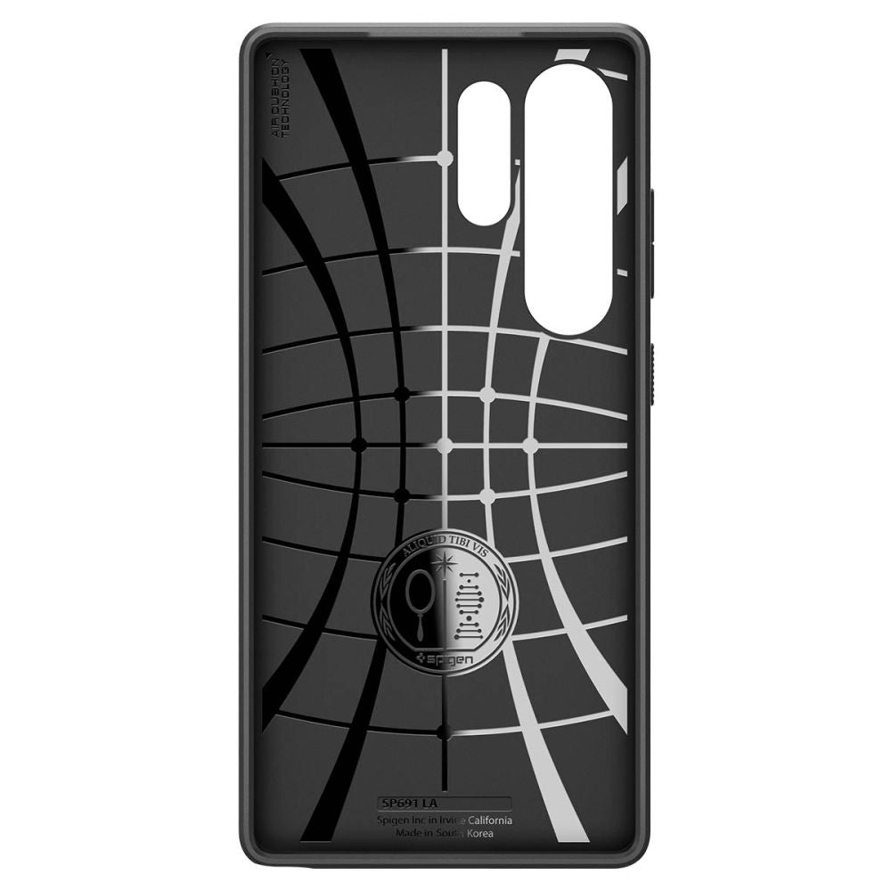 Deksel for Samsung Galaxy S25 Ultra S938, Spigen, Liquid Air, Svart ACS08953