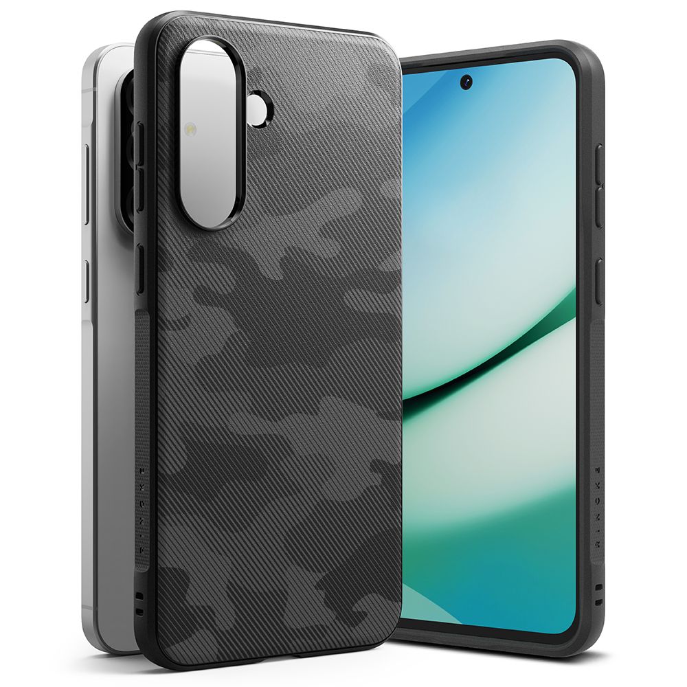 Deksel for Samsung Galaxy A36 A366, Ringke, Onyx Camo, Svart