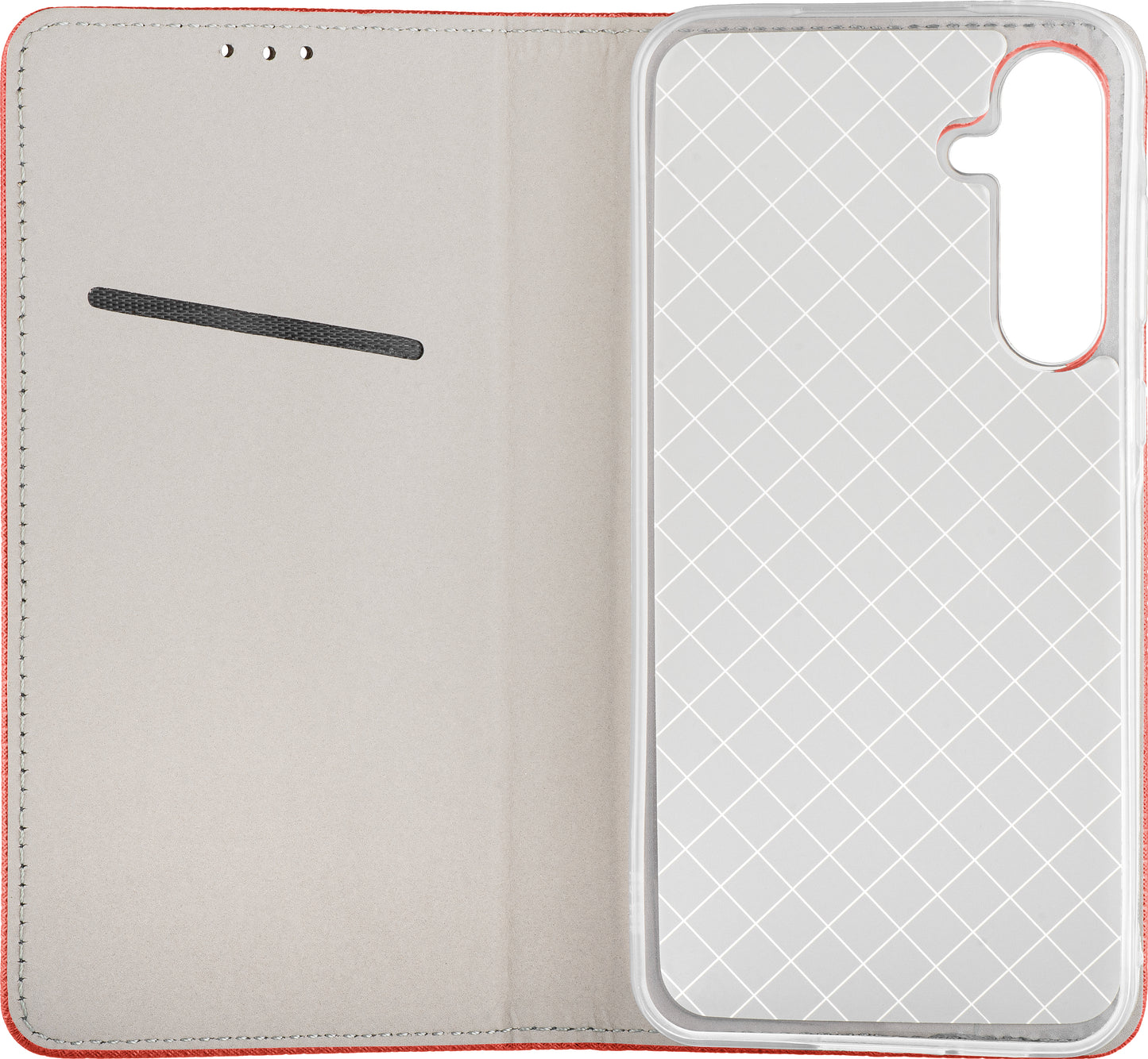 Deksel til Samsung Galaxy A26 A266, OEM, Smart Magnet, Rød