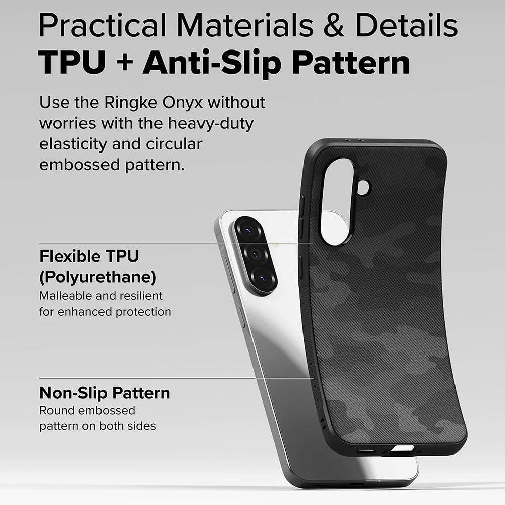 Deksel for Samsung Galaxy A56 A566 / A36 A366, Ringke, Onyx Camo, Svart