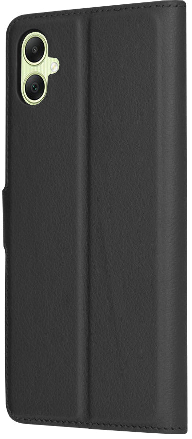 Deksel for Samsung Galaxy A05 A055, Techsuit, Leather Folio, Svart