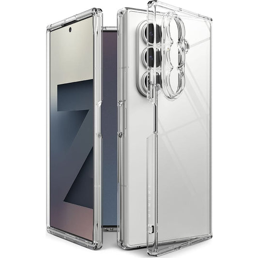 Deksel for Samsung Galaxy Z Fold7 F966, Ringke, Fusion, Gjennomsiktig