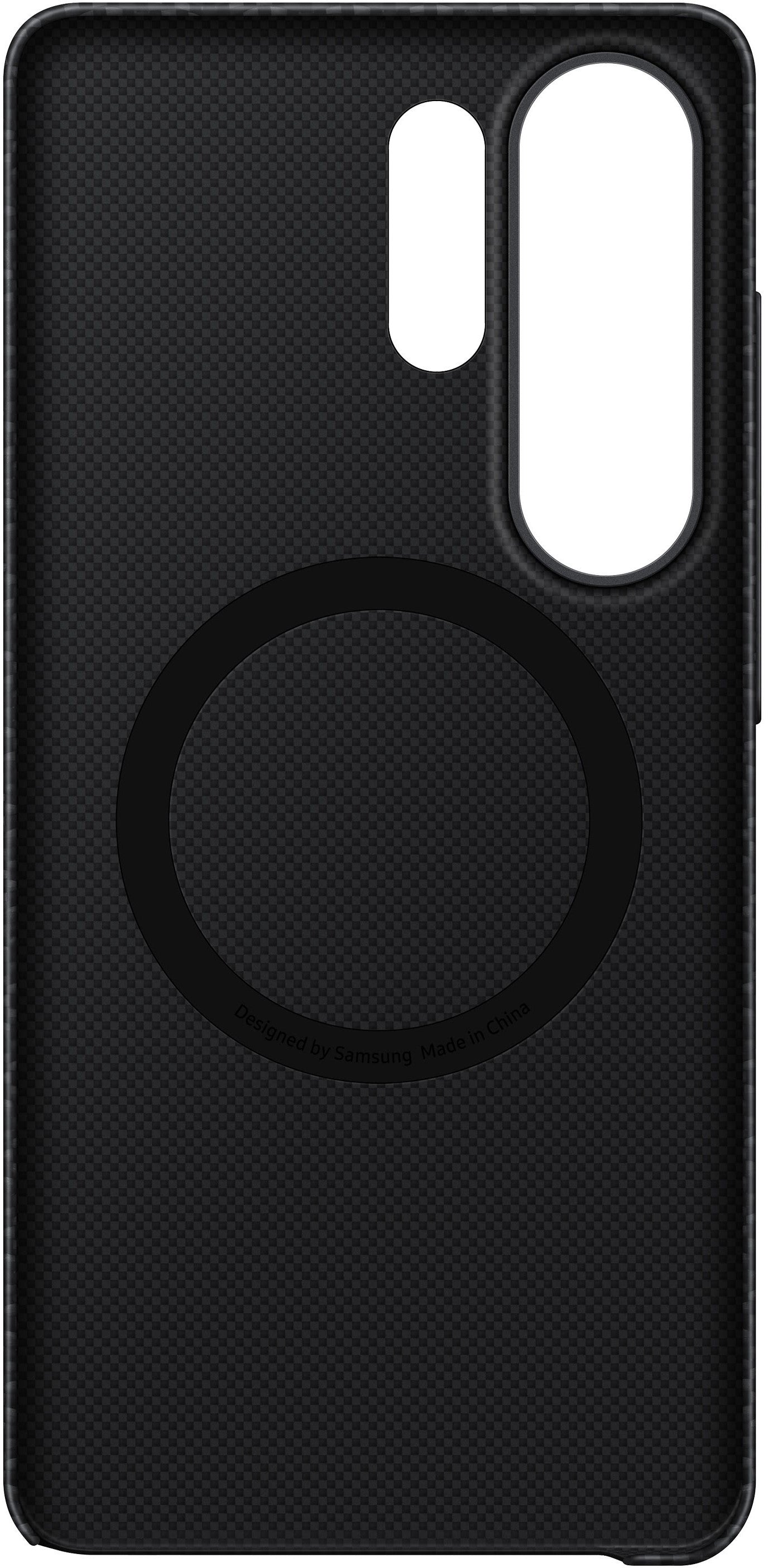 Deksel for Samsung Galaxy S26 Ultra S948, Carbon Magnet Case, Svart EF-KS948SNEGWW