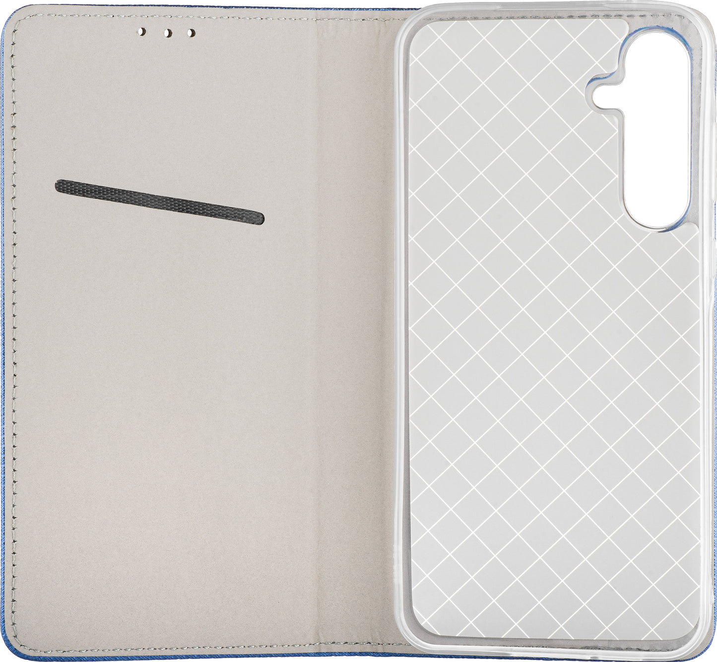 Deksel for Samsung Galaxy A17 4G / A17 5G, OEM, Smart Magnet, Marineblå