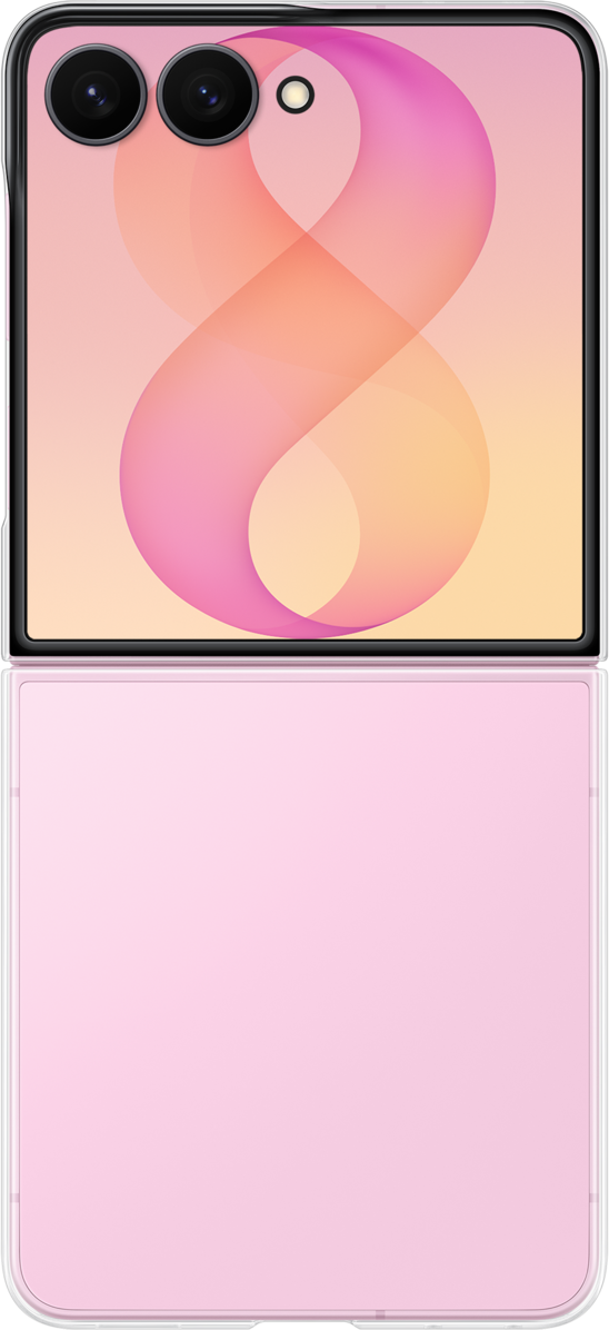 Deksel til Samsung Galaxy Z Flip8 F776, Klar deksel, Transparent EF-QF776CTEGWW