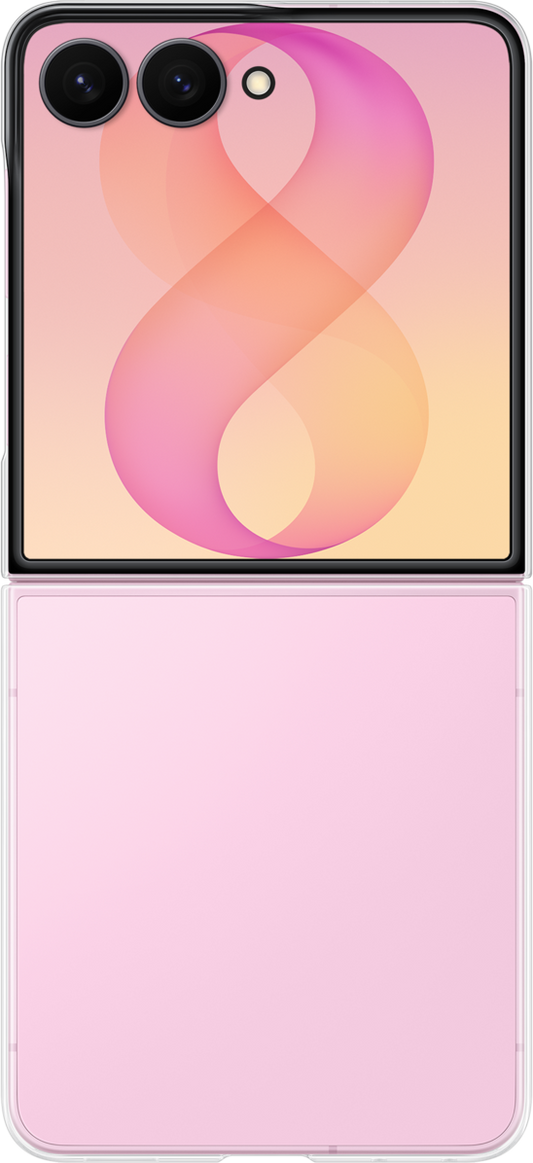 Deksel til Samsung Galaxy Z Flip8 F776, Klar deksel, Transparent EF-QF776CTEGWW