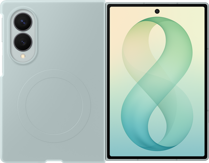 Deksel for Samsung Galaxy Z Fold8 F971, Silicone Magnet Case, Grønn EF-EF971CGEGWW