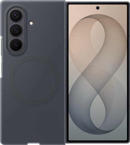 Deksel til Samsung Galaxy Z Fold8 Ultra F976, Silicone Magnet Case, Svart EF-EF976CBEGWW