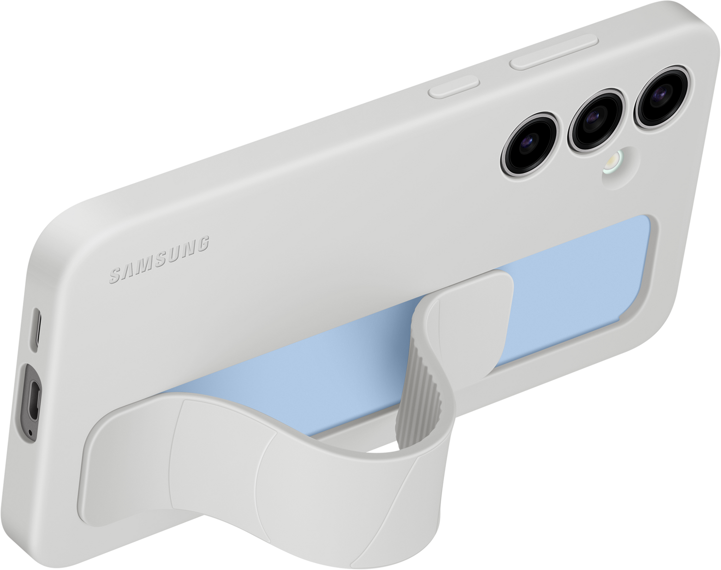 Etui til Samsung Galaxy S24 FE S721, stående grep, grå EF-GS721CJEGWWW 