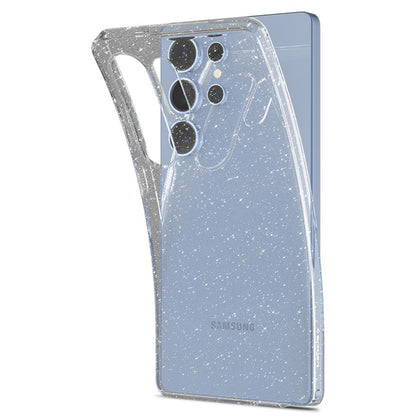 Deksel for Samsung Galaxy S25 Ultra S938, Spigen, Liquid Crystal Glitter, Gjennomsiktig ACS08950