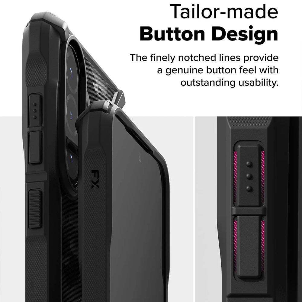 Deksel for Samsung Galaxy A56 A566 / A36 A366, Ringke, Fusion X Camo, Svart