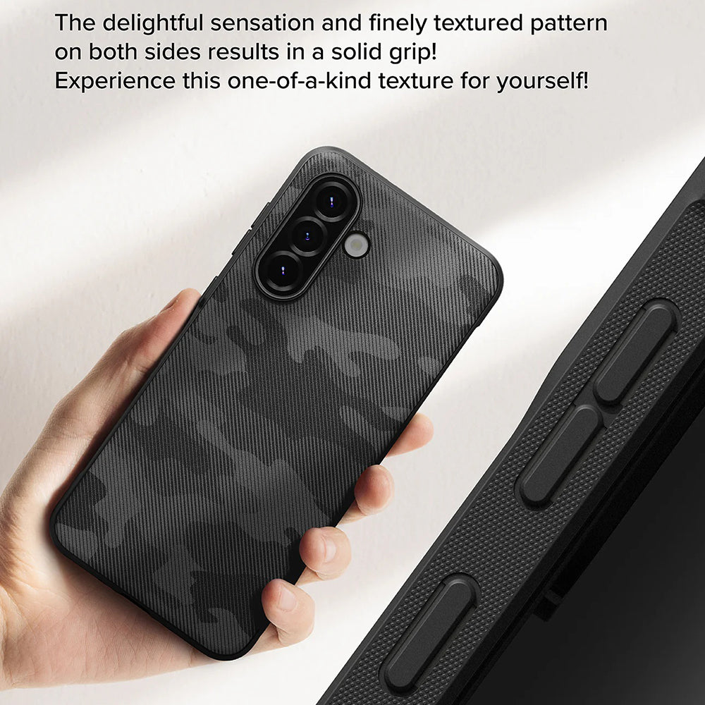 Deksel for Samsung Galaxy A56 A566 / A36 A366, Ringke, Onyx Camo, Svart