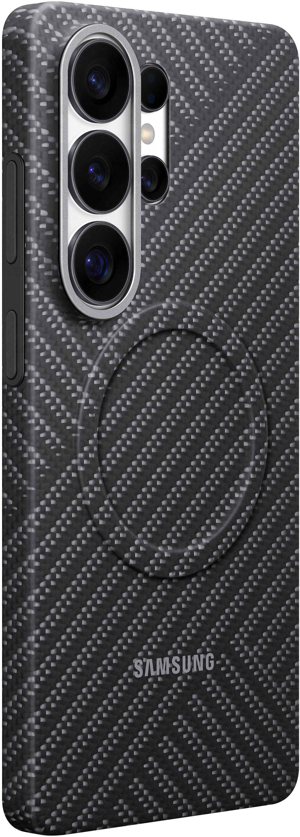 Deksel for Samsung Galaxy S26 Ultra S948, Carbon Magnet Case, Grå EF-KS948SSEGWW