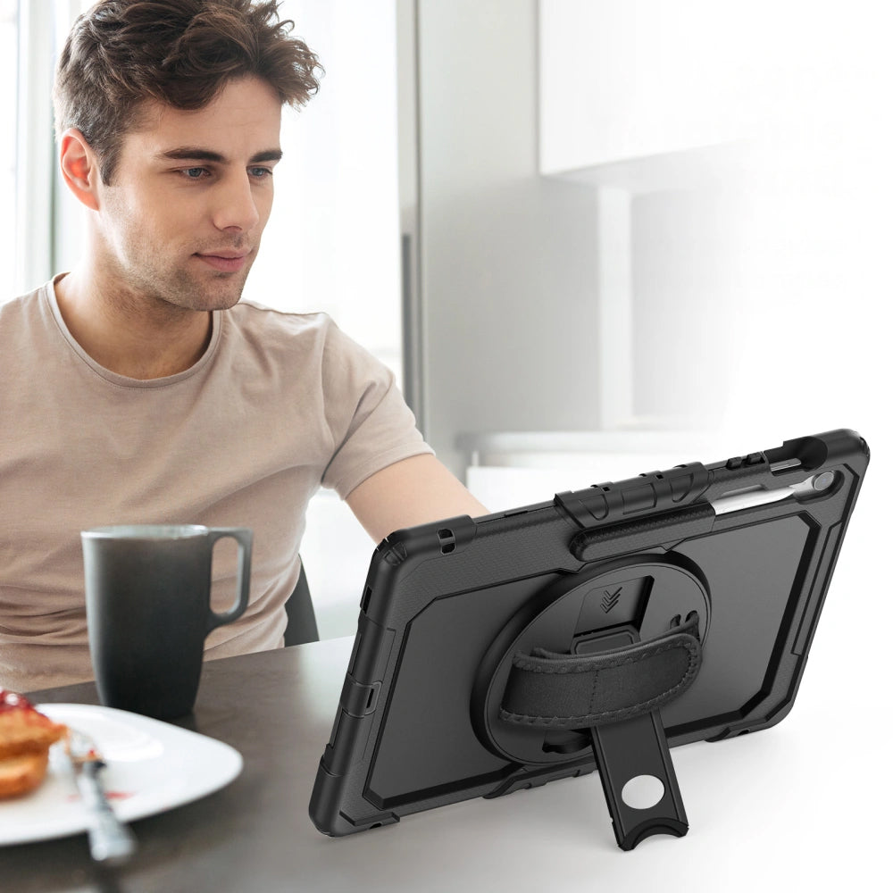 Deksel for Samsung Galaxy Tab S10 FE+, Tech-Protect, Solid, Svart