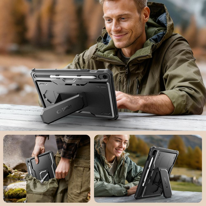 Deksel for Samsung Galaxy Tab S10 Lite / Tab S10 FE / Tab S9, Tech-Protect, Kevlar Pro, Svart