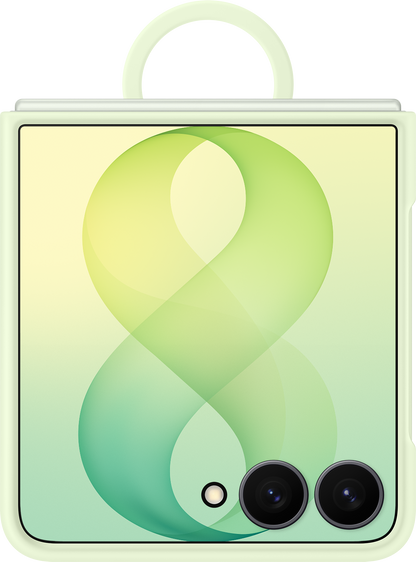 Deksel for Samsung Galaxy Z Flip8 F776, silikonringmagnet, grønn EF-EF776CGEGWW