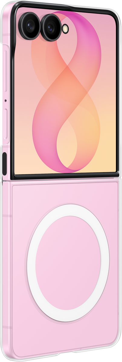 Deksel for Samsung Galaxy Z Flip8 F776, Clear Magnet, Transparent EF-CF776CTEGWW