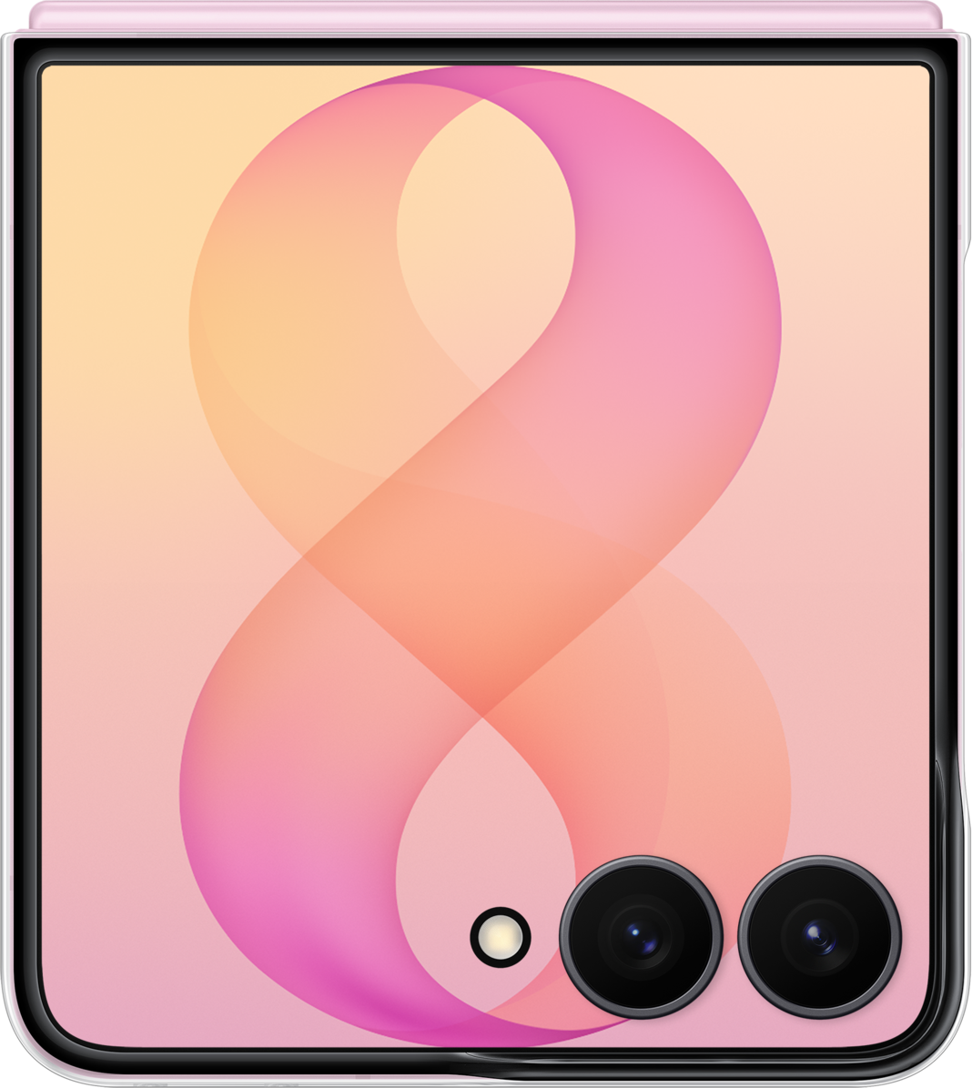 Deksel til Samsung Galaxy Z Flip8 F776, Klar deksel, Transparent EF-QF776CTEGWW