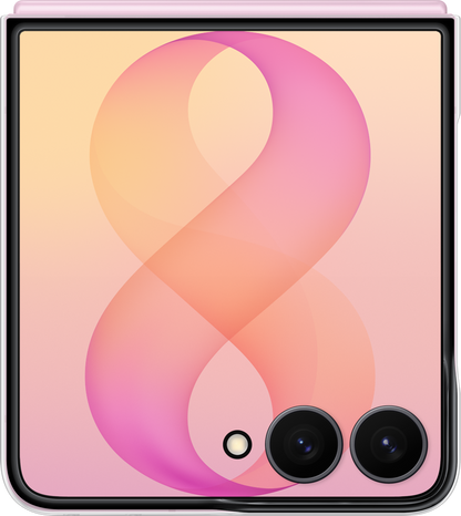 Deksel til Samsung Galaxy Z Flip8 F776, Klar deksel, Transparent EF-QF776CTEGWW