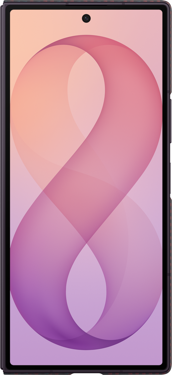 Deksel for Samsung Galaxy Z Fold8 Ultra F976, Carbon Magnet Case, Rød EF-KF976SREGWW