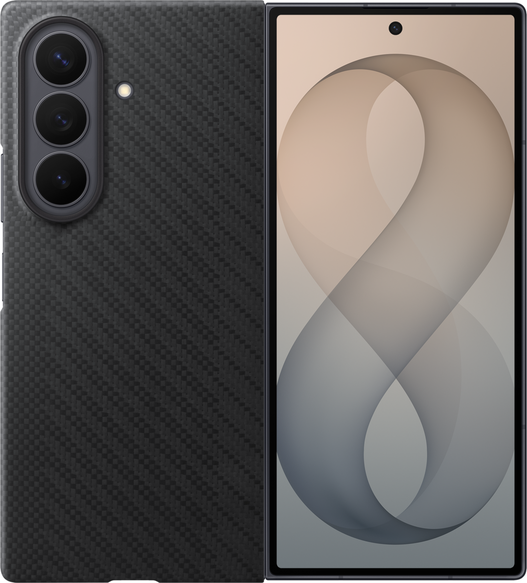 Deksel for Samsung Galaxy Z Fold8 Ultra F976, Carbon Magnet Case, Svart EF-KF976SBEGWW