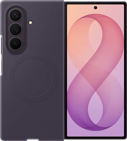 Deksel for Samsung Galaxy Z Fold8 Ultra F976, Silicone Magnet Case, Lilla EF-EF976CVEGWW