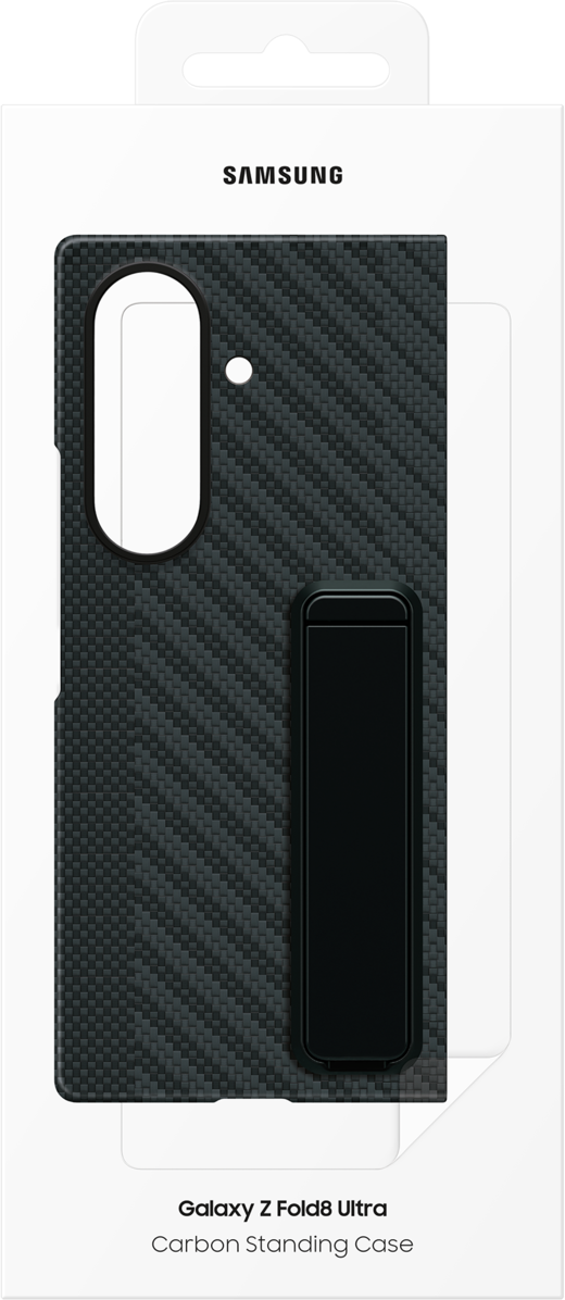 Deksel for Samsung Galaxy Z Fold8 Ultra F976, Carbon Standing, Svart EF-XF976SBEGWW