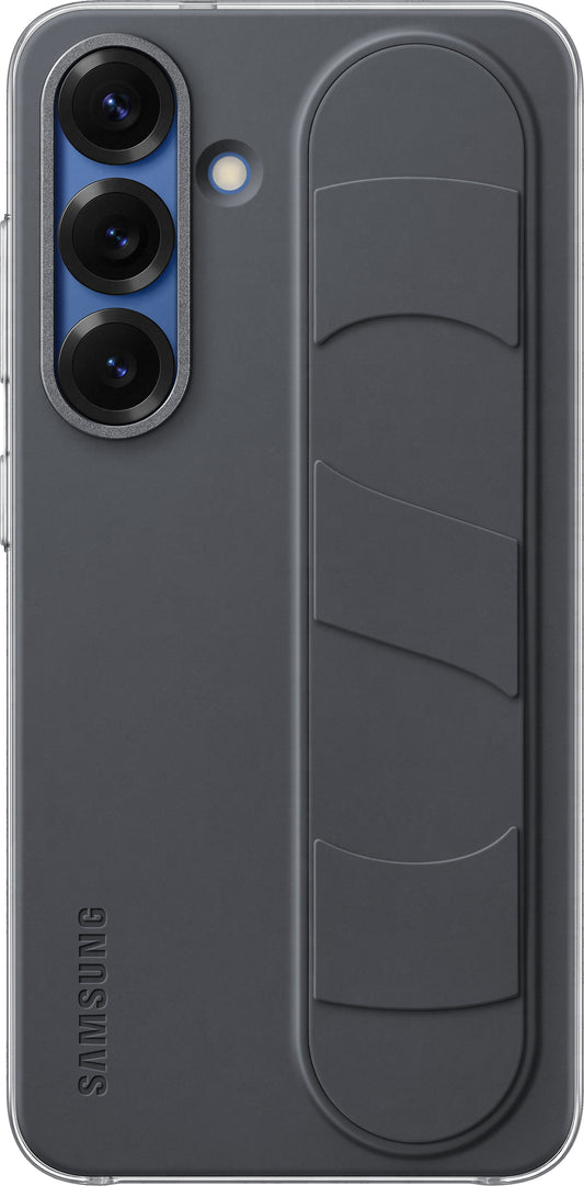 Deksel for Samsung Galaxy S25 S931, Standing Grip, Svart EF-GS931CBEGWW