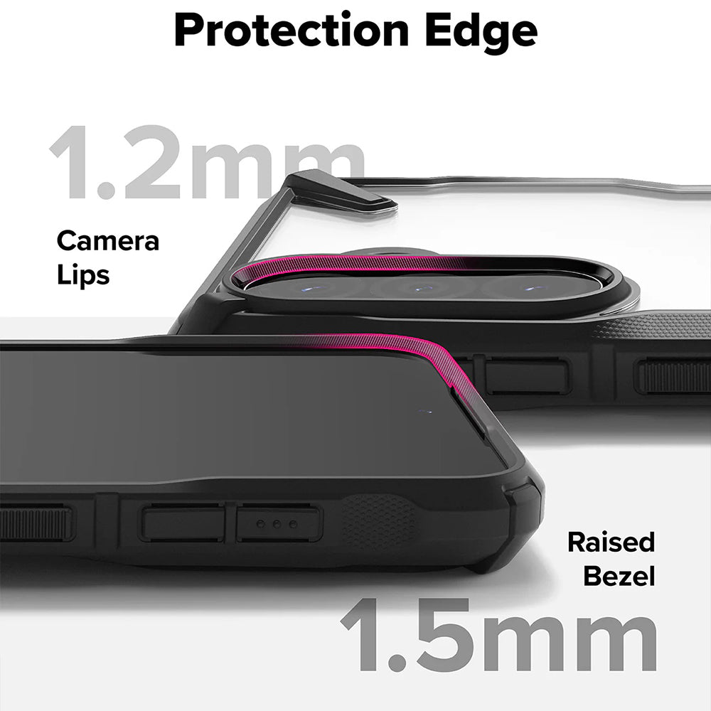 Deksel for Samsung Galaxy A56 A566 / A36 A366, Ringke, Fusion X, Svart