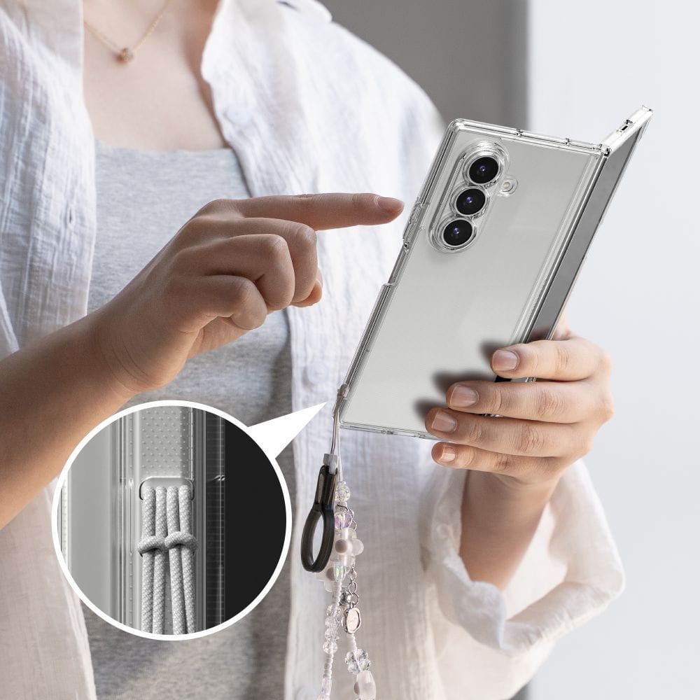 Deksel for Samsung Galaxy Z Fold7 F966, Ringke, Fusion, Gjennomsiktig