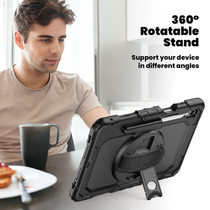 Deksel for Samsung Galaxy Tab S11, Tech-Protect, Solid360, Svart