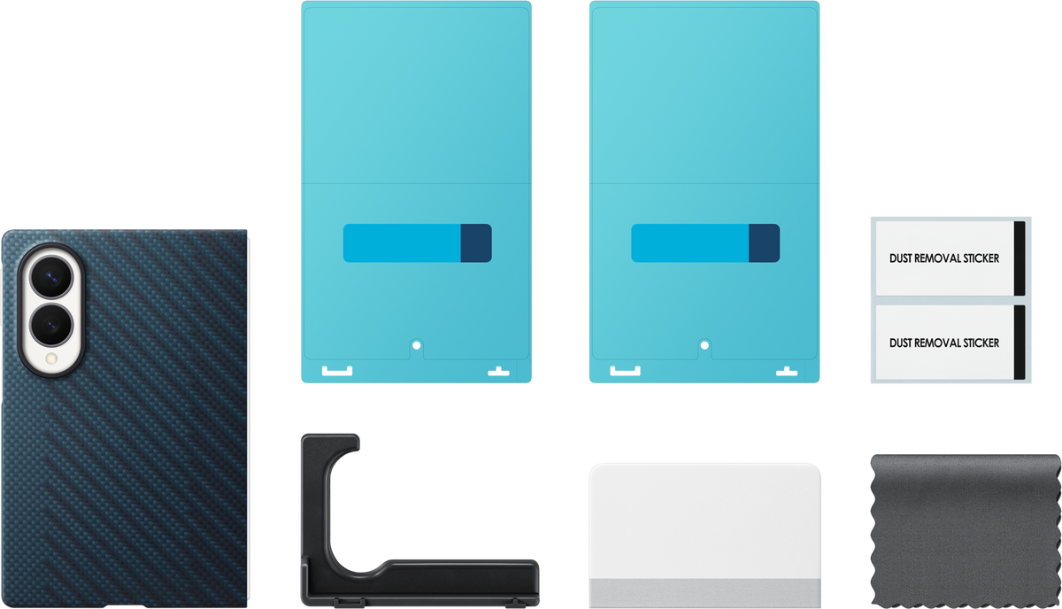 Deksel for Samsung Galaxy Z Fold8 F971, Carbon Magnet Case, Marineblå EF-KF971SNEGWW