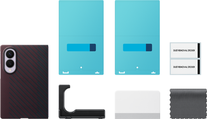 Deksel for Samsung Galaxy Z Fold8 F971, Carbon Magnet Case, Rød EF-KF971SREGWW