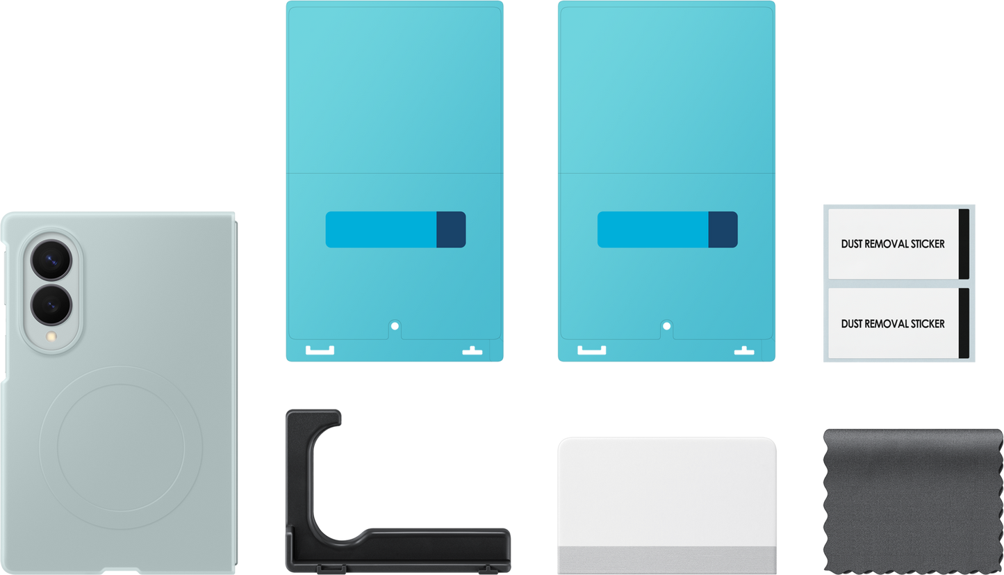 Deksel for Samsung Galaxy Z Fold8 F971, Silicone Magnet Case, Grønn EF-EF971CGEGWW
