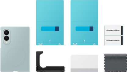 Deksel for Samsung Galaxy Z Fold8 F971, Silicone Magnet Case, Grønn EF-EF971CGEGWW