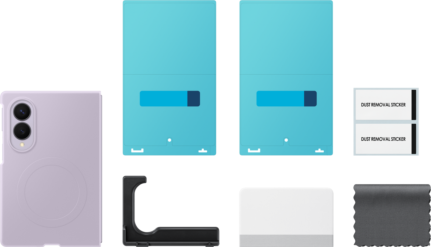 Deksel for Samsung Galaxy Z Fold8 F971, Silicone Magnet Case, Lilla EF-EF971CVEGWW