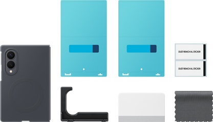 Deksel for Samsung Galaxy Z Fold8 F971, Silicone Magnet Case, Svart EF-EF971CBEGWW