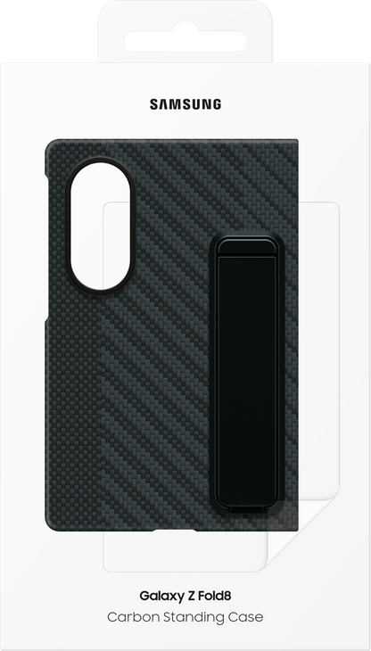 Deksel for Samsung Galaxy Z Fold8 F971, Carbon Standing, Svart EF-XF971SBEGWW