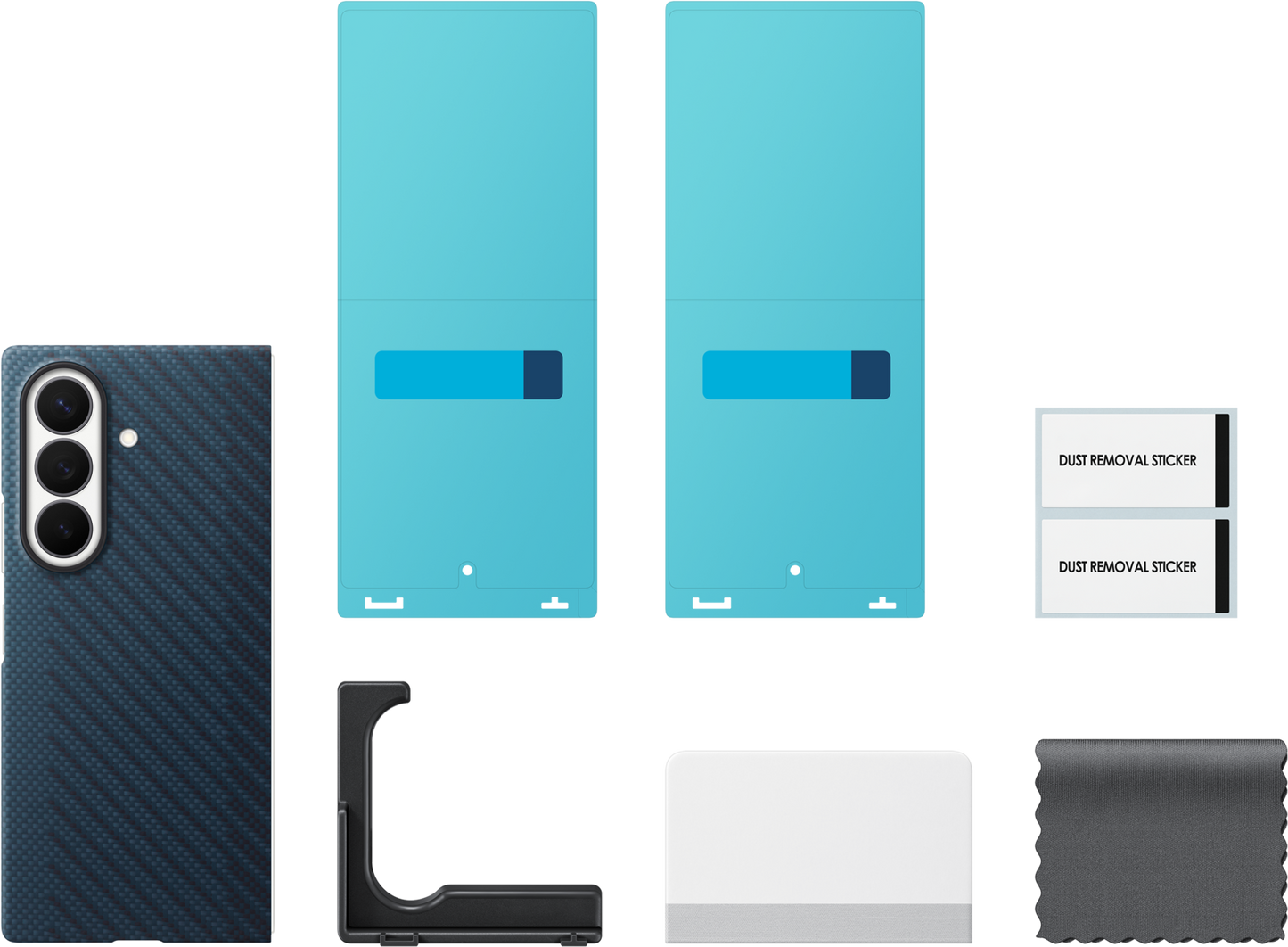 Deksel for Samsung Galaxy Z Fold8 Ultra F976, Carbon Magnet Case, Marineblå EF-KF976SNEGWW