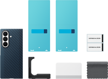 Deksel for Samsung Galaxy Z Fold8 Ultra F976, Carbon Magnet Case, Marineblå EF-KF976SNEGWW