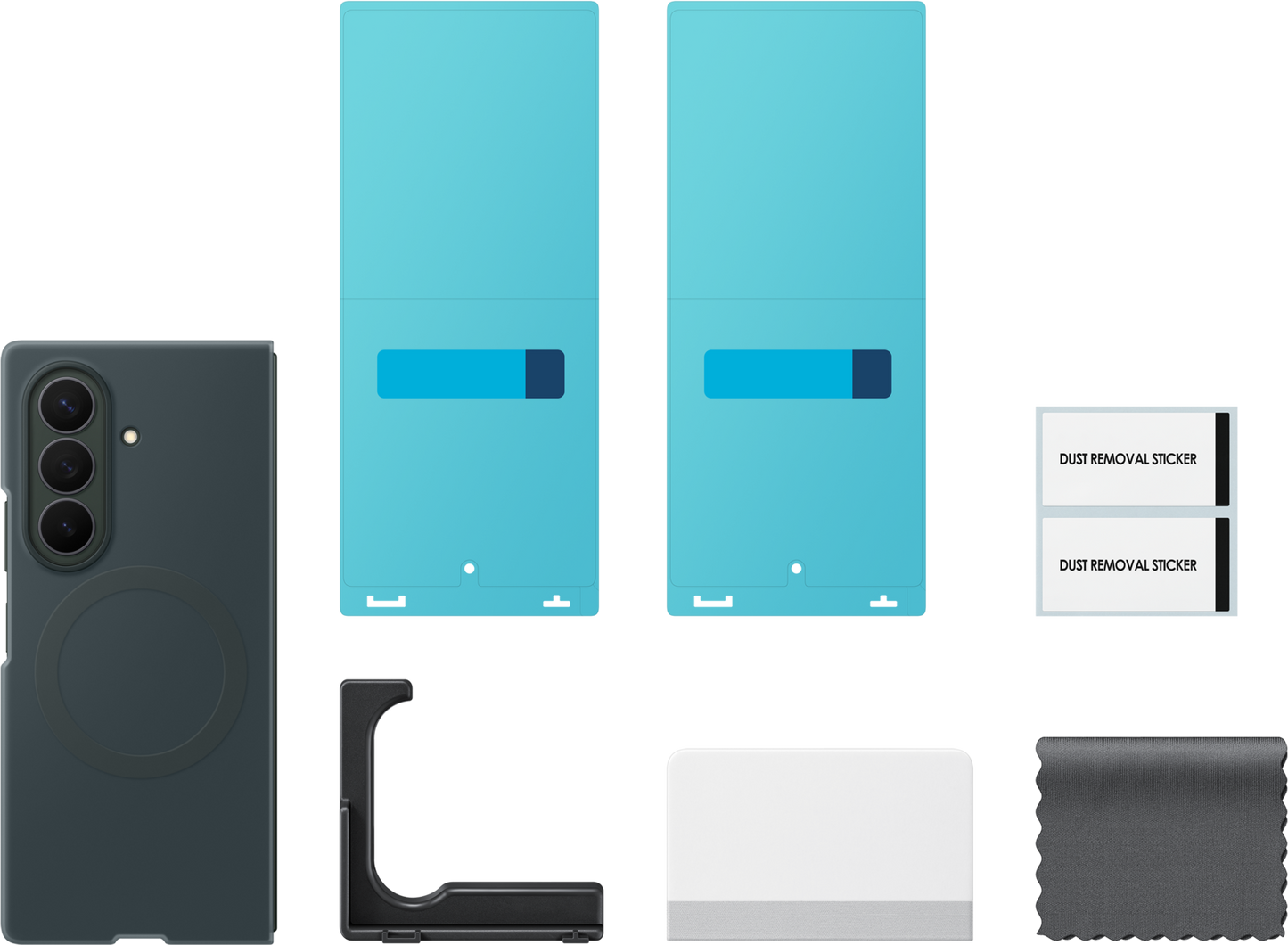 Deksel for Samsung Galaxy Z Fold8 Ultra F976, Silicone Magnet Case, Grønn EF-EF976CGEGWW