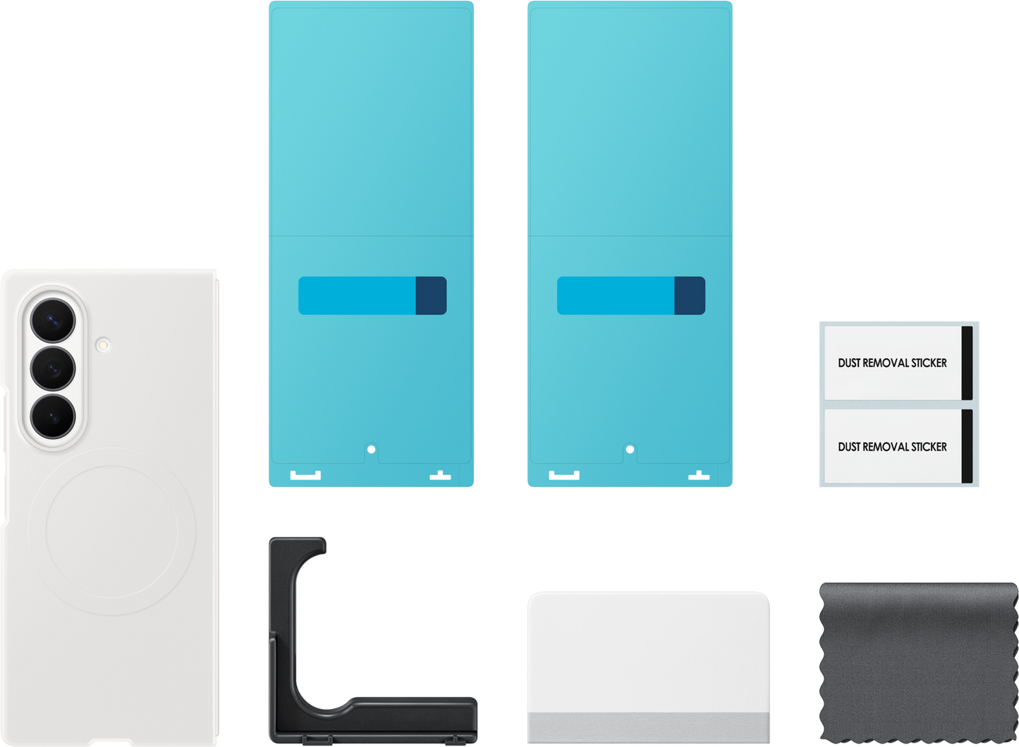 Deksel til Samsung Galaxy Z Fold8 Ultra F976, Silicone Magnet Case, Hvit EF-EF976CWEGWW