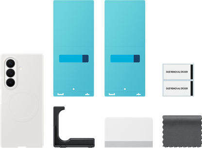 Deksel til Samsung Galaxy Z Fold8 Ultra F976, Silicone Magnet Case, Hvit EF-EF976CWEGWW