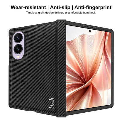Deksel for Samsung Galaxy Z Fold8 F971, Imak, karbon, svart