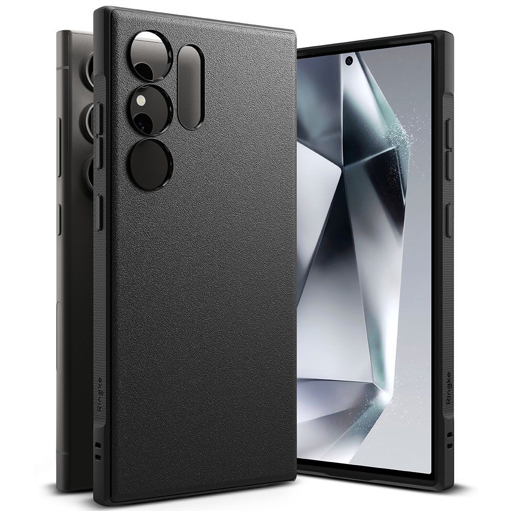 Deksel for Samsung Galaxy S24 Ultra S928, Ringke, Onyx, Svart
