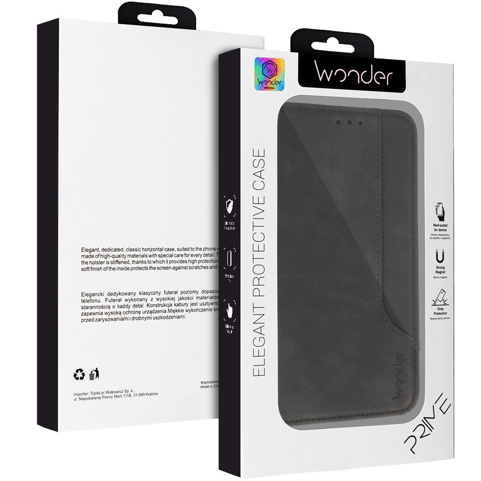 Deksel for Samsung Galaxy A52s 5G A528 / A52 5G A526 / A52 A525, Wonder, Prime, Svart