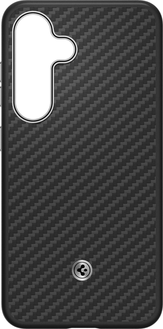 Deksel for Samsung Galaxy S25 S931, Spigen Enzo Aramid Magnet, Svart GP-FPS931PGABW